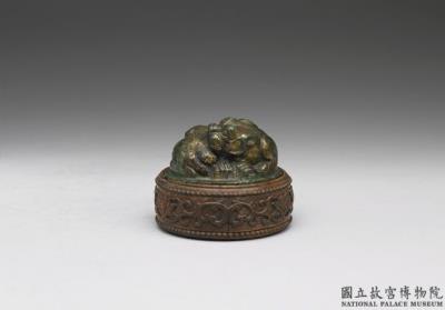 图片[3]-Weight in the shape of an auspicious animal, Han dynasty (206 BCE–220 CE)-China Archive